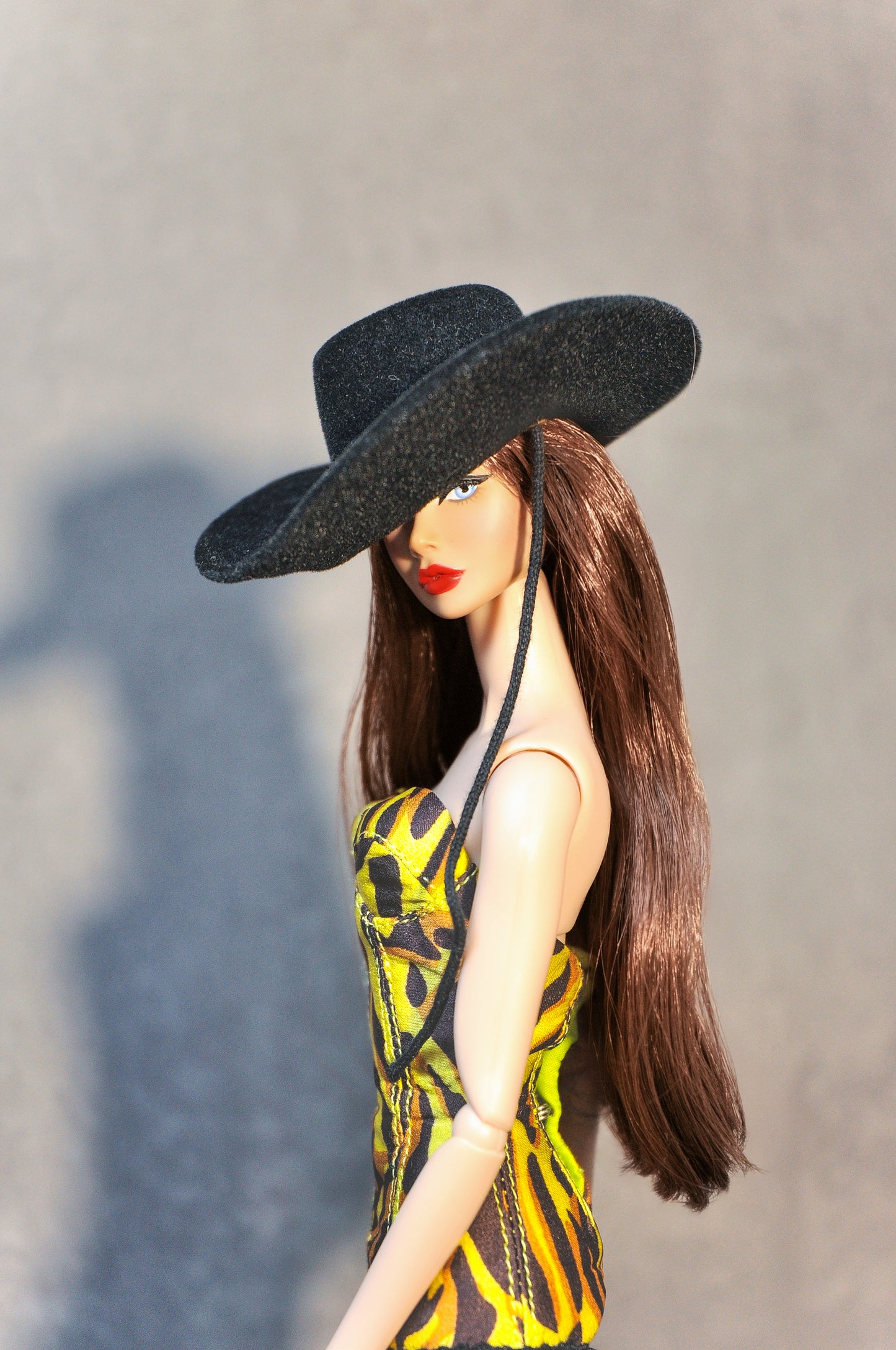 To The West | Cowboy hat for 1/6 Scale Fashion Royalty doll clothes and NU FACE