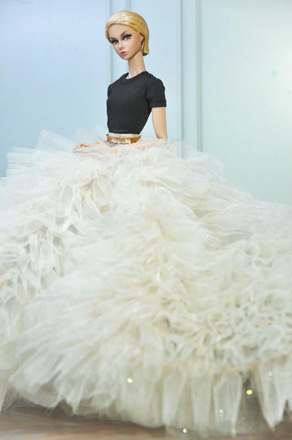 HAUTE |  Wedding dress for 1/6 Scale Fashion Royalty Dolls & NU FACE 6.0