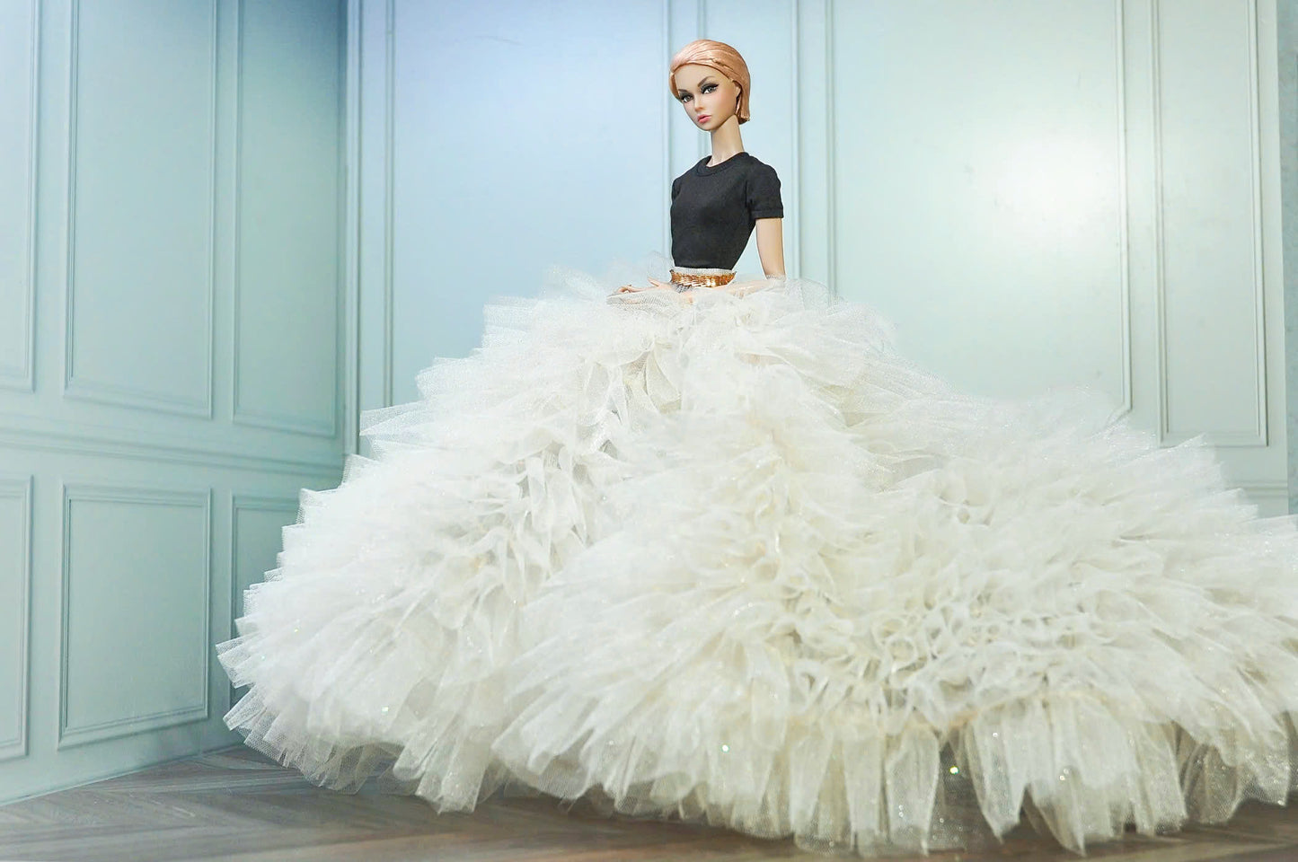 HAUTE |  Wedding dress for 1/6 Scale Fashion Royalty Dolls & NU FACE 6.0