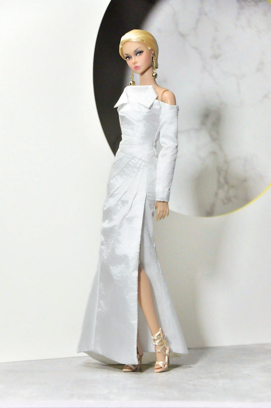 HAUTE | Draping neckless dress for Fashion Royalty 6.0 & NU FACE doll